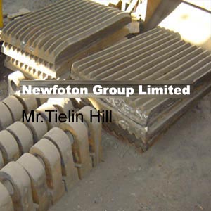 jaw plate and hammer for crusher
